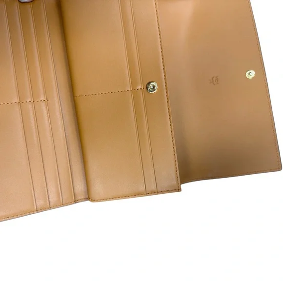 MCM Klara Visetos Medium Bag with Matching Wallet Cognac - Picture 7 of 9